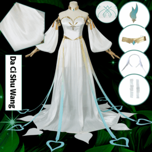 Genshin Impact COS clothes of passers-by Cosplay, the king of mercy trees, anime game clothes, female god of grass, Naxida, anime