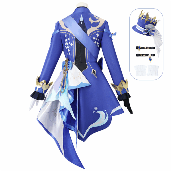 Wandering Genshin Impact cos clothes High matching Fuclos cosplay clothes Fengdan Shuishen Funina cos clothes - Image 2
