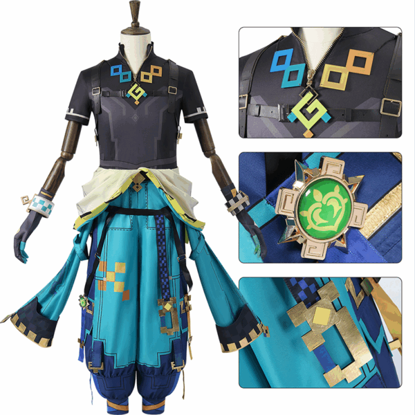Wandering Genshin Impact cos clothes nata new character kenichi cosplay clothes anime animation clothes