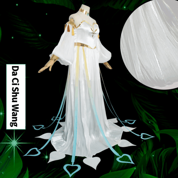 Genshin Impact COS clothes of passers-by Cosplay, the king of mercy trees, anime game clothes, female god of grass, Naxida, anime - Image 2