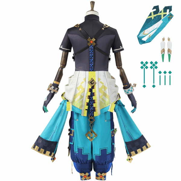 Wandering Genshin Impact cos clothes nata new character kenichi cosplay clothes anime animation clothes - Image 3