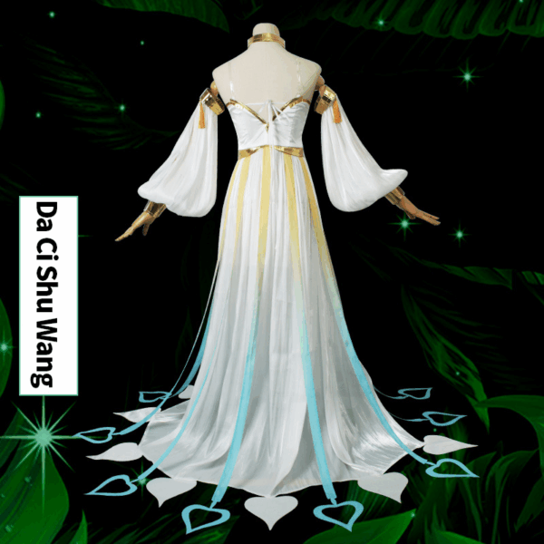 Genshin Impact COS clothes of passers-by Cosplay, the king of mercy trees, anime game clothes, female god of grass, Naxida, anime - Image 3