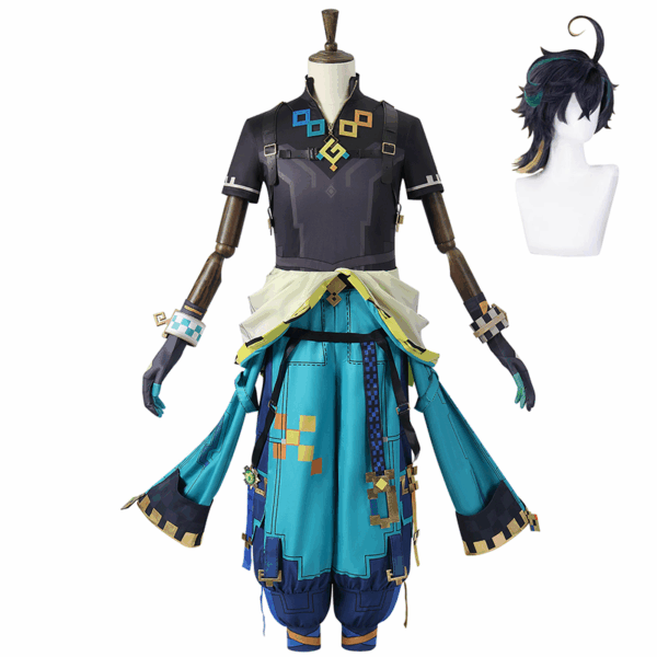 Wandering Genshin Impact cos clothes nata new character kenichi cosplay clothes anime animation clothes - Image 5