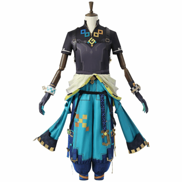 Wandering Genshin Impact cos clothes nata new character kenichi cosplay clothes anime animation clothes - Image 6